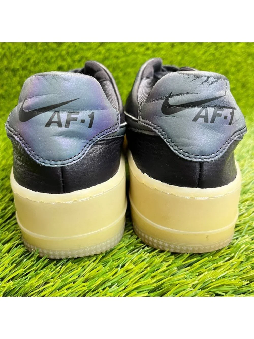 Nike Air Force 1 Sage Low LX Womens Size 8 Oil Gray Athletic Shoes Sneakers